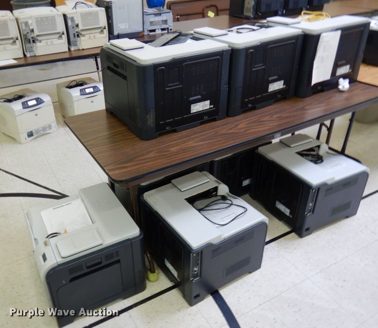 image for item HX9679 (8) HP Laserjet 500 color M551 printers