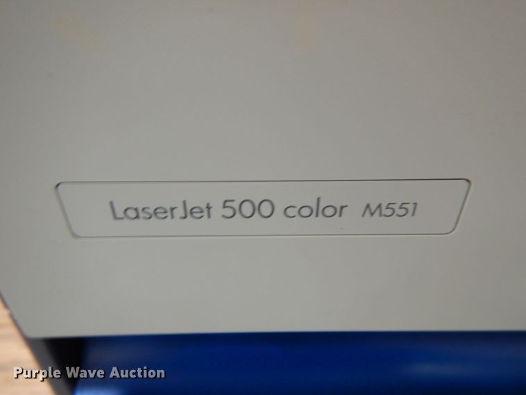 image for item HX9679 (8) HP Laserjet 500 color M551 printers