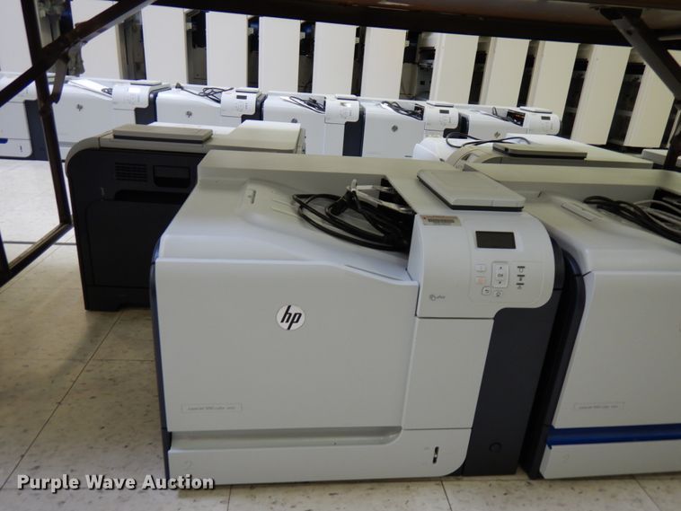 image for item HX9679 (8) HP Laserjet 500 color M551 printers