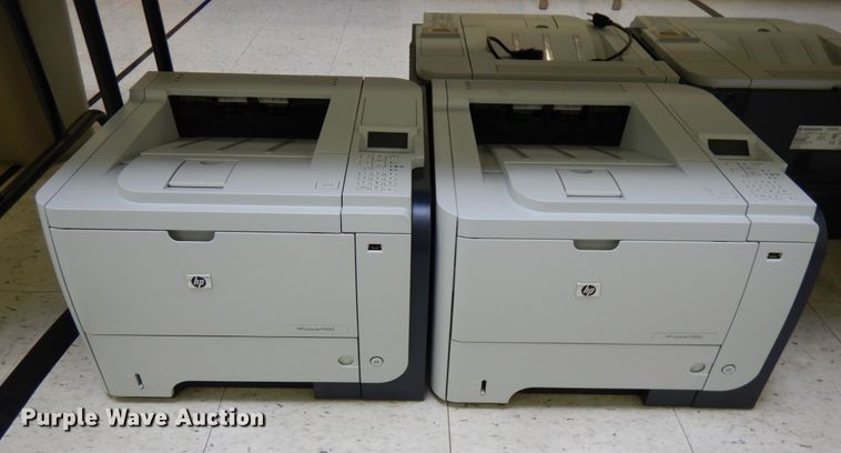 image for item HX9681 (10) HP Laserjet P3015 printers
