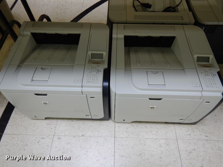 image for item HX9681 (10) HP Laserjet P3015 printers