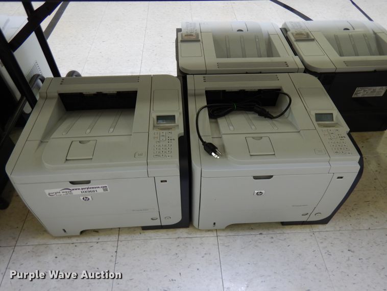 image for item HX9681 (10) HP Laserjet P3015 printers