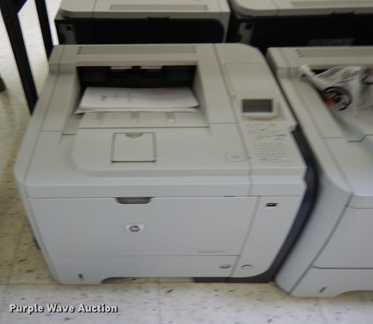 image for item HX9681 (10) HP Laserjet P3015 printers