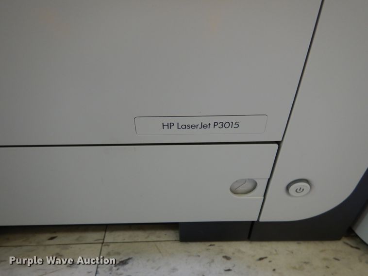 image for item HX9681 (10) HP Laserjet P3015 printers