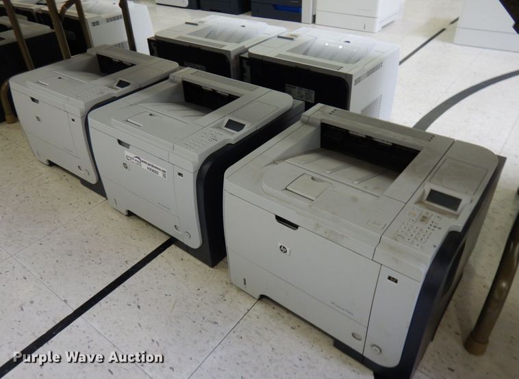 image for item HX9682 (5) HP Laserjet P3015 printers