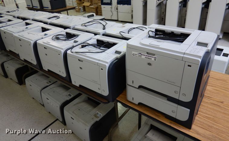 image for item HX9683 (10) HP Laserjet P3015 printers