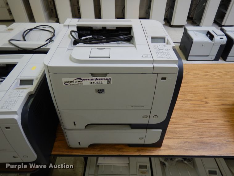 image for item HX9683 (10) HP Laserjet P3015 printers