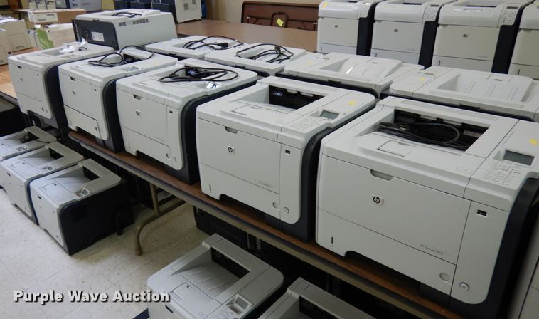 image for item HX9683 (10) HP Laserjet P3015 printers