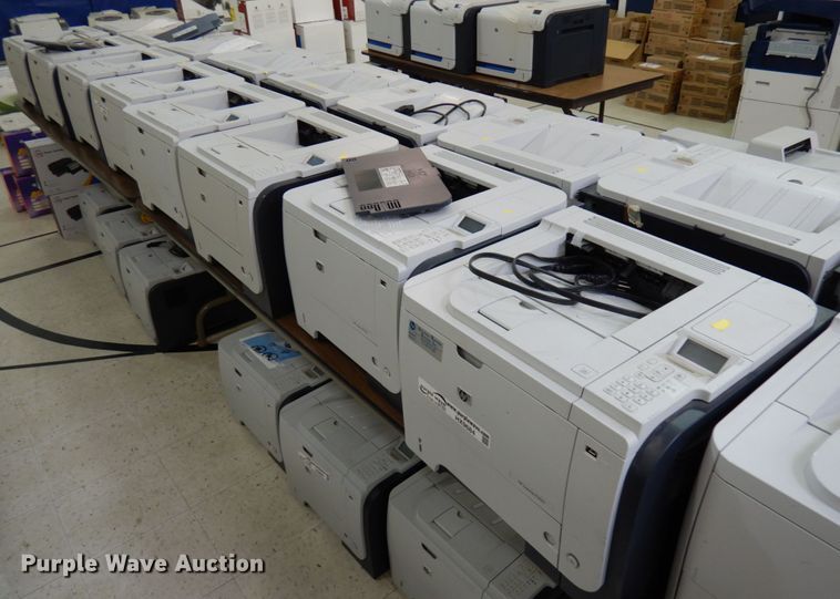 image for item HX9684 (8) HP Laserjet P3015 printers