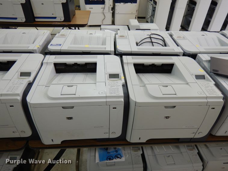 image for item HX9684 (8) HP Laserjet P3015 printers