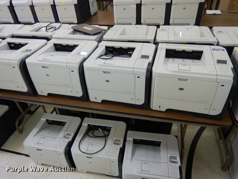 image for item HX9684 (8) HP Laserjet P3015 printers