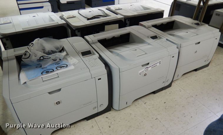 image for item HX9685 (6) HP Laserjet P3015 printers