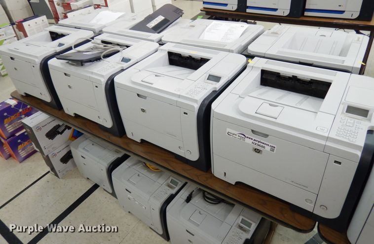 image for item HX9686 (8) HP Laserjet P3015 printers