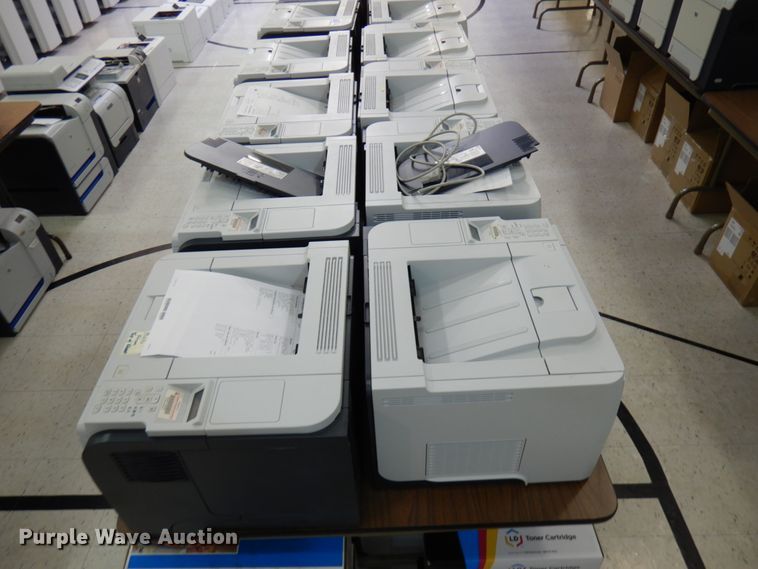 image for item HX9686 (8) HP Laserjet P3015 printers