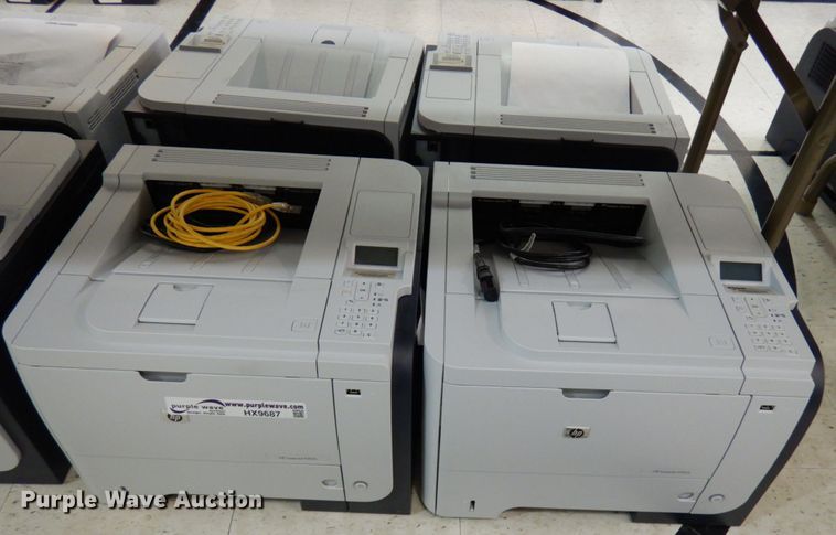 image for item HX9687 (6) HP Laserjet P3015 printers