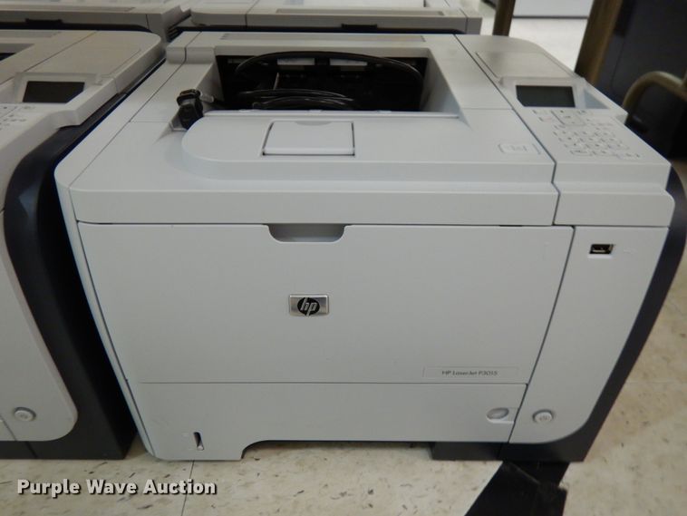 image for item HX9687 (6) HP Laserjet P3015 printers