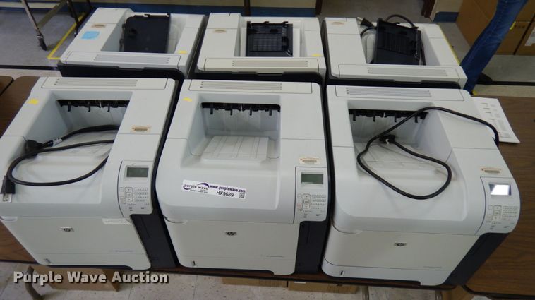 image for item HX9689 (6) HP Laserjet P4015N printers