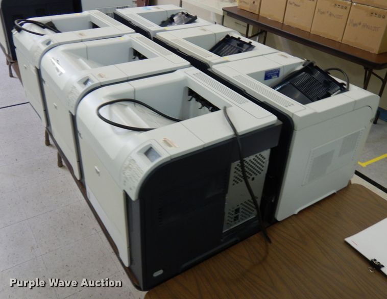 image for item HX9689 (6) HP Laserjet P4015N printers