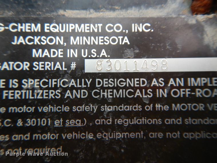 image for item DF6456 Ag-Chem TerraGator 8103  applicator