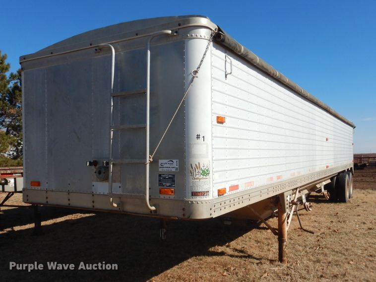image for item DI3708 1989 Timpte double hopper bottom grain trailer