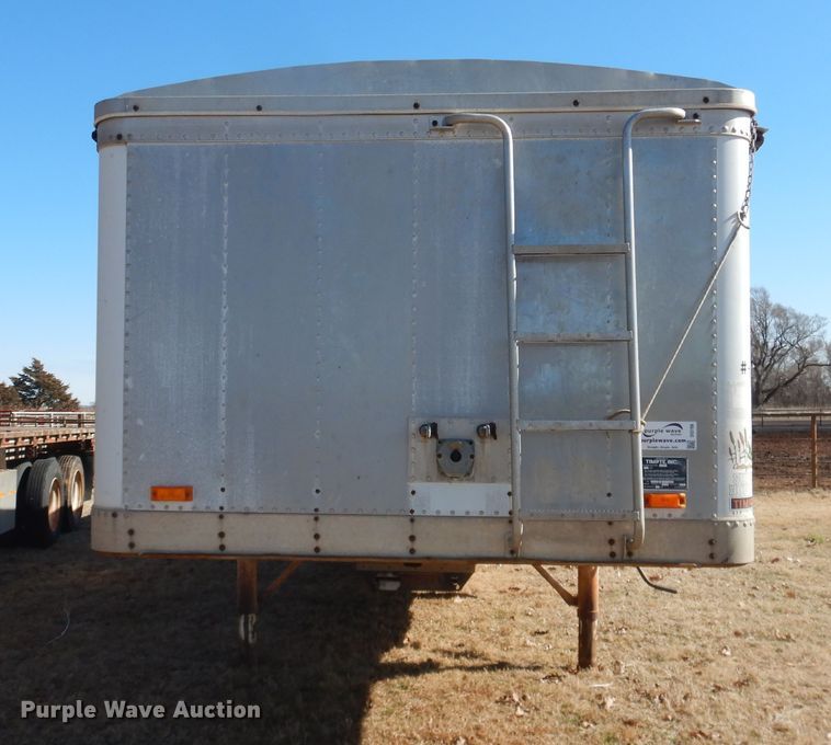 image for item DI3708 1989 Timpte double hopper bottom grain trailer