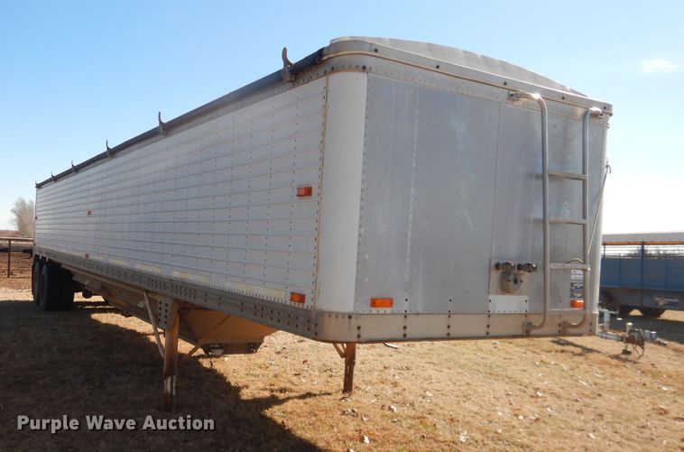 image for item DI3708 1989 Timpte double hopper bottom grain trailer