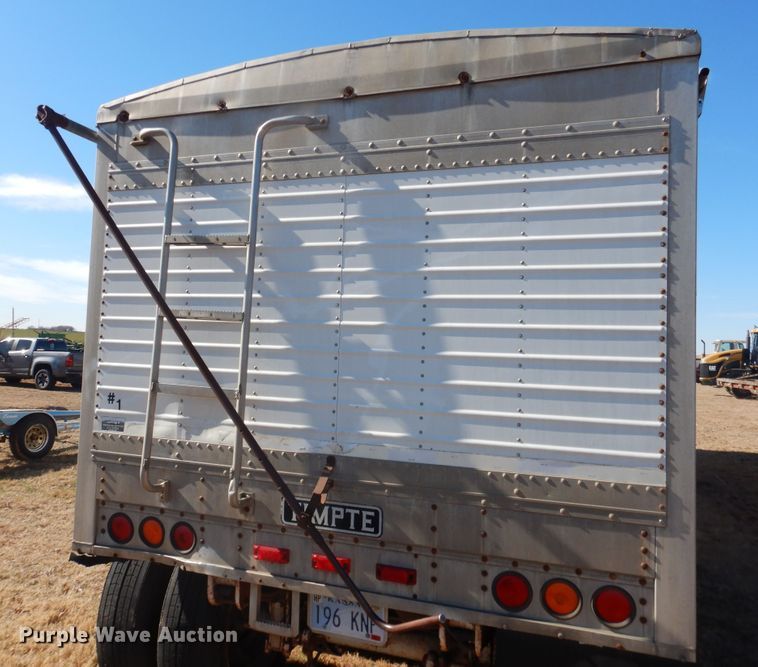 image for item DI3708 1989 Timpte double hopper bottom grain trailer