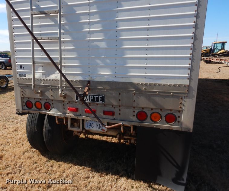 image for item DI3708 1989 Timpte double hopper bottom grain trailer