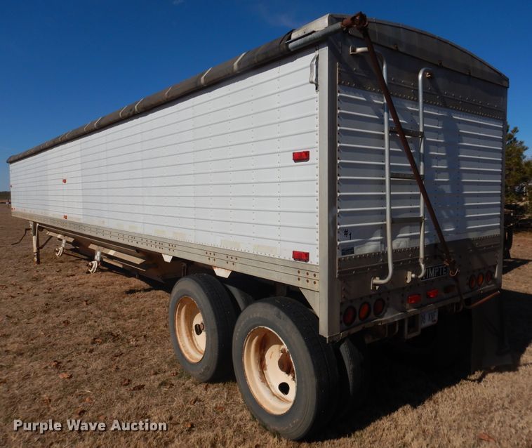 image for item DI3708 1989 Timpte double hopper bottom grain trailer