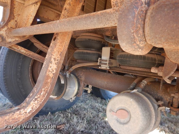 image for item DI3708 1989 Timpte double hopper bottom grain trailer