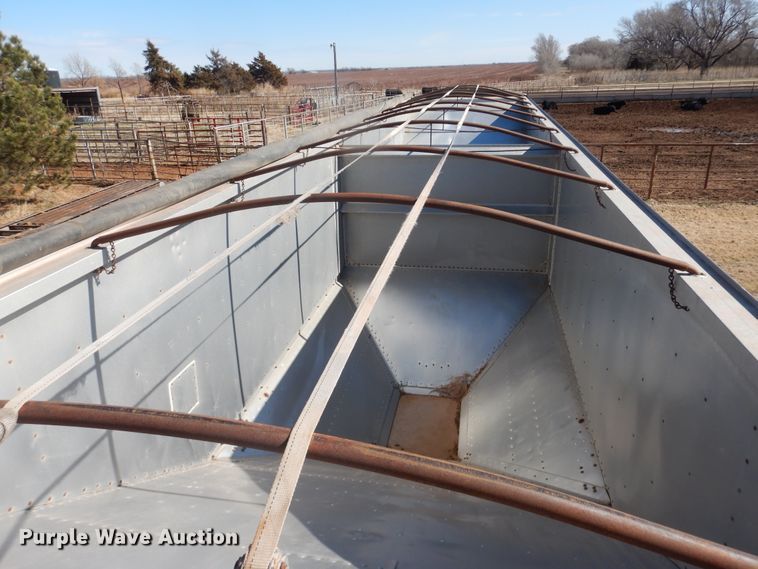 image for item DI3708 1989 Timpte double hopper bottom grain trailer