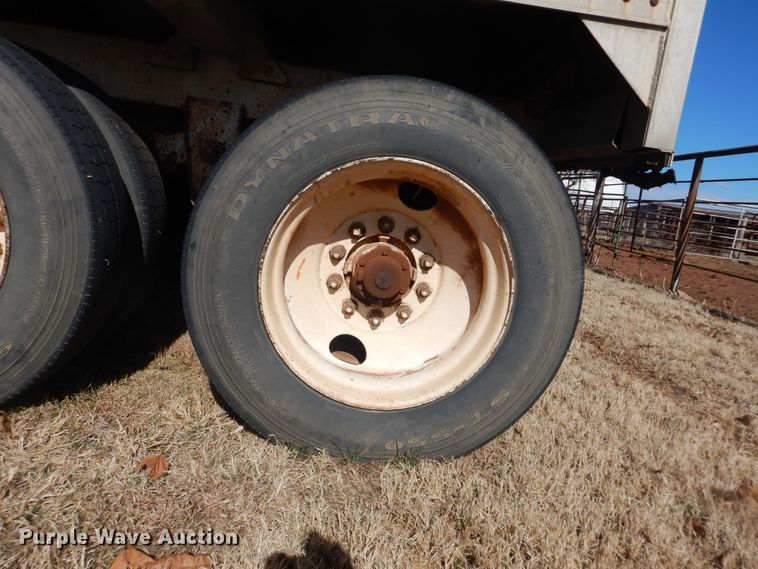 image for item DI3708 1989 Timpte double hopper bottom grain trailer