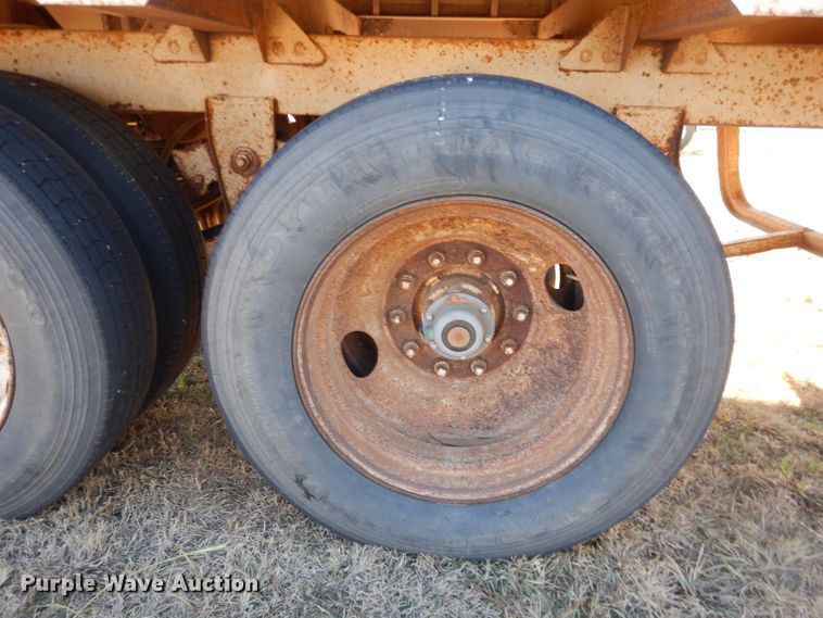 image for item DI3708 1989 Timpte double hopper bottom grain trailer