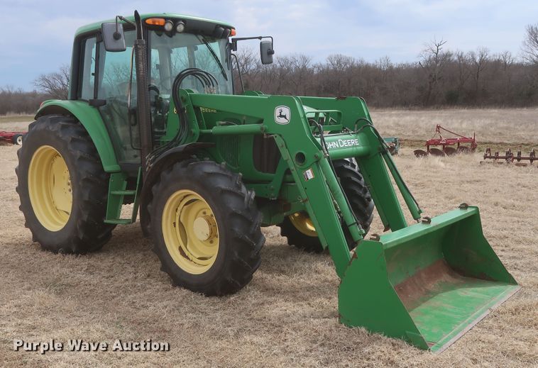 image for item DJ1848 2004 John Deere 6420  MFWD tractor