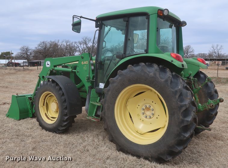 image for item DJ1848 2004 John Deere 6420  MFWD tractor
