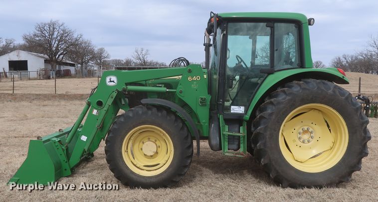 image for item DJ1848 2004 John Deere 6420  MFWD tractor