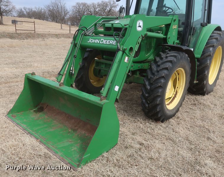 image for item DJ1848 2004 John Deere 6420  MFWD tractor