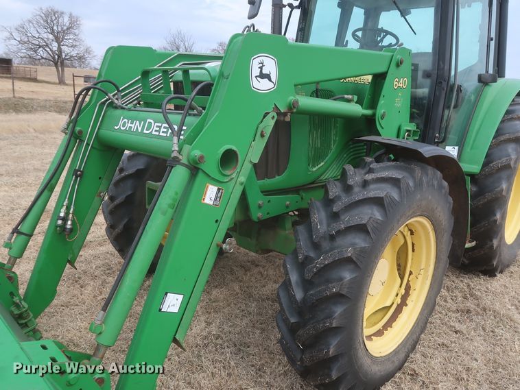 image for item DJ1848 2004 John Deere 6420  MFWD tractor