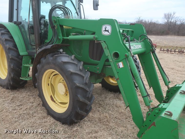 image for item DJ1848 2004 John Deere 6420  MFWD tractor