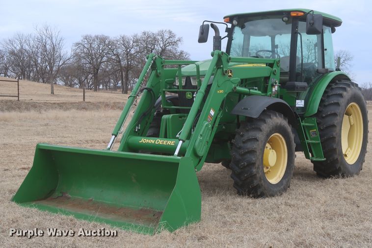 image for item DJ1849 2013 John Deere 6105D  MFWD tractor