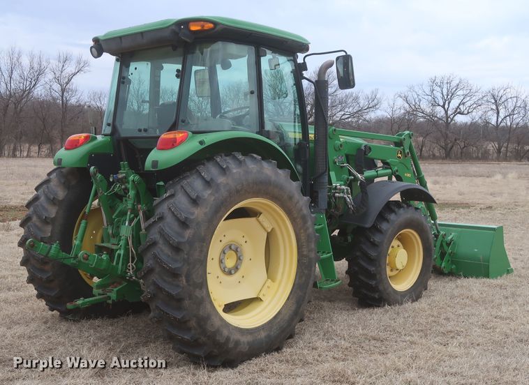 image for item DJ1849 2013 John Deere 6105D  MFWD tractor