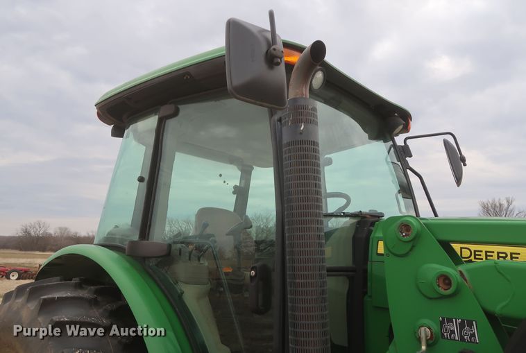 image for item DJ1849 2013 John Deere 6105D  MFWD tractor