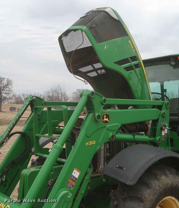 image for item DJ1849 2013 John Deere 6105D  MFWD tractor