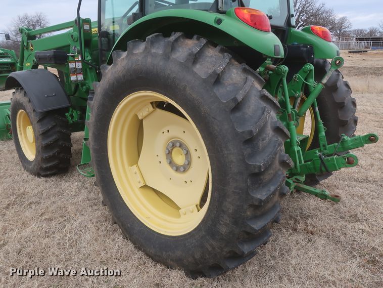 image for item DJ1849 2013 John Deere 6105D  MFWD tractor