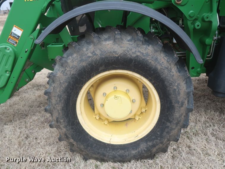 image for item DJ1849 2013 John Deere 6105D  MFWD tractor