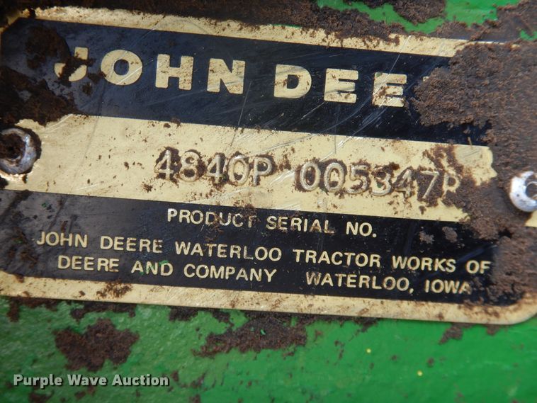 image for item DJ4949 1979 John Deere 4840  tractor