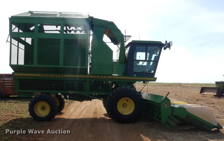 image for item DJ8273 1996 John Deere 7450  cotton stripper