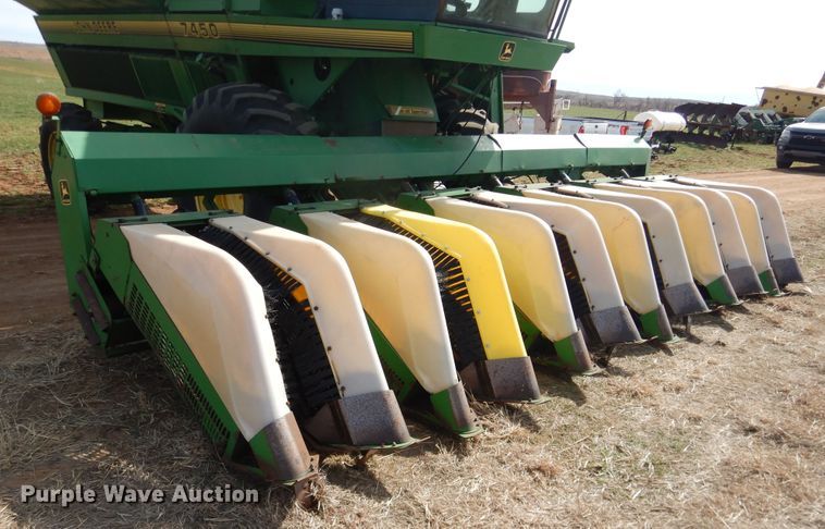 image for item DJ8273 1996 John Deere 7450  cotton stripper