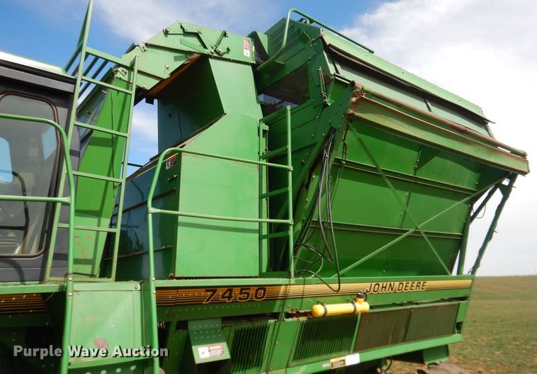 image for item DJ8273 1996 John Deere 7450  cotton stripper