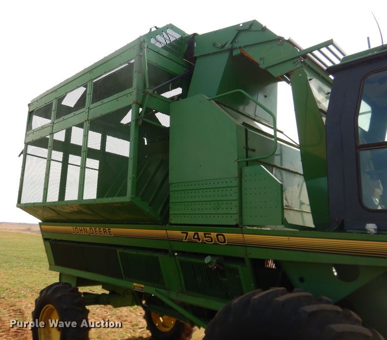 image for item DJ8273 1996 John Deere 7450  cotton stripper